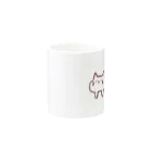 しらっのねこさん Mug :other side of the handle