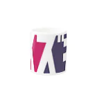 東京Tシャツ　〈名入れ・イニシャルグッズ〉のスズキさん名入れグッズ（カタカナ）難読？ 苗字 Mug :other side of the handle