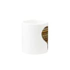 ネイティブ柄専門ショップのエスニック柄Aハート Mug :other side of the handle