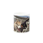 Husky'S Herb Gardenの船を見る Mug :other side of the handle