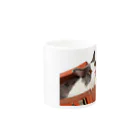 りえこの箱入り猫 Mug :other side of the handle