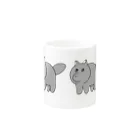 ななぴっぴショップのゆうれい犬 Mug :other side of the handle