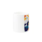 𝙈𝙊𝙈𝙊'𝙨 𝙎𝙝𝙤𝙥のレトロなタイル 01 Mug :other side of the handle