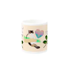 𝙈𝙊𝙈𝙊'𝙨 𝙎𝙝𝙤𝙥のbotanical-MOMO-02 Mug :other side of the handle