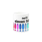 elevenshopのelevenfishing（フルカラーロゴ） Mug :other side of the handle