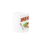 FraternitéのBREAKFAST Mug :other side of the handle