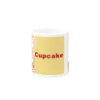 Cafe・de・ぬりえ ShopのCupcake Mug :other side of the handle