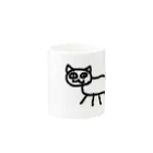 やなぎのねこっぽい Mug :other side of the handle