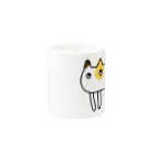 ミケネコFactoryのねこ Mug :other side of the handle