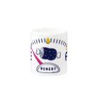 イラスト MONYAAT のHungry gauge M Mug :other side of the handle