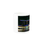 DIABOLOのシンガポール　夜景 Mug :other side of the handle