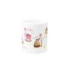 ERIMO–WORKSのSweets Lingerie Mug "SWEETS PARTY" 머그컵の取っ手の反対面