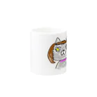 pinata117のゆるーい　まつげ猫 Mug :other side of the handle