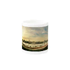 猫ぱんち５秒前のDaiba Sunset Mug :other side of the handle