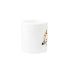 ARuFaの公式グッズ屋さんのプレッツェル Mug :other side of the handle