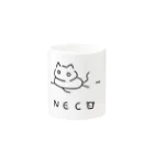 いぬい商店のあしのとれたねこ(文字入り) Mug :other side of the handle