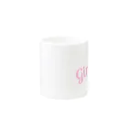 Girly*hガーリーエイチのGirly*hロゴ(pink) Mug :other side of the handle