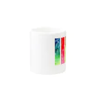 NINEの水彩 五色帯 Mug :other side of the handle