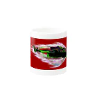 kohakuのselfie demon girl/red mug Mug :other side of the handle