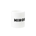 mincora.のMINORITY.　- black ver. 01 - Mug :other side of the handle