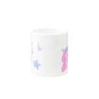 sakura-aicoの桜色わんこ　チュロズちゃん Mug :other side of the handle