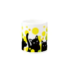 mao-katzeのねこねこ水玉 Mug :other side of the handle