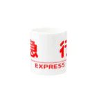 成田屋の電車・鉄道グッツ　列車種別シリーズ「急行」 Mug :other side of the handle