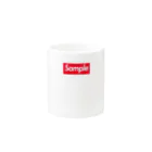 orumsのSample -Red Box Logo- マグカップの取っ手の反対面