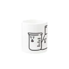 うえたに夫婦のビーカーくんとそのなかまたちロゴ Mug :other side of the handle