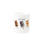 neko☆mushiのねこだんご Mug :other side of the handle