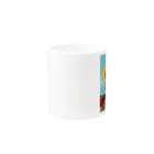 世界の絵画アートグッズのゴッホ《3本のひまわり》 Mug :other side of the handle