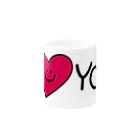 I ♡ YOUのアイラブユーくん Mug :other side of the handle