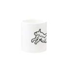 GYOGA猫の猫 Mug :other side of the handle