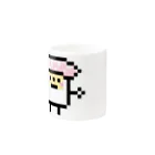 GRADUCAのPixelArt スシスッキー ビントロ Mug :other side of the handle