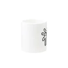 てがきですの屋さんのてがき！ 「祝」文字（白） Mug :other side of the handle