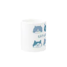 さややん。のお店のCATCATCAT（青） Mug :other side of the handle