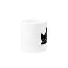 Hi-takeの2匹のクロネコ Mug :other side of the handle