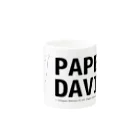 rakugayaのPAPER DAVID mug マグカップの取っ手の反対面