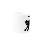 ミナクチの黒猫のおしり Mug :other side of the handle