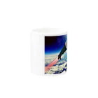 トミー富岡 『Ju!chu!SaySun』のflying tommytomioka マグカップ Mug :other side of the handle