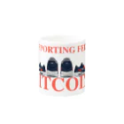 LOL CLOTHINGのSUPPORTING FEE BITCOIN Mug :other side of the handle