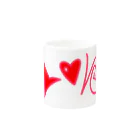 蔵魏涅槃のlove猫 Mug :other side of the handle