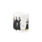 LITTLE  NUNSのmain characters Mug :other side of the handle