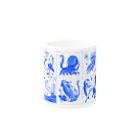 aosansyoのaosansyo10周年記念タイル画 Tiles connecting decade Mug :other side of the handle