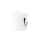 Calligraphy logoのLove Mug :other side of the handle