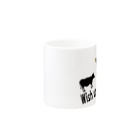 PY Kobo Yuko’ｓ Galleryの【開運祈願】星に願いを！Wish upon a star！丑年生まれ守護梵字タラーク Mug :other side of the handle