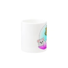 PY Kobo Yuko’ｓ Galleryの【開運祈願】子年生まれ守護梵字キリーク Mug :other side of the handle