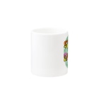 ニムニムのお部屋のムクゲの花が咲きました Mug :other side of the handle