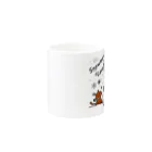 Oh!Challeの雪だるまちゃんカップル Mug :other side of the handle