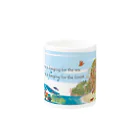 haruの"森は海の恋人"夏 Mug :other side of the handle